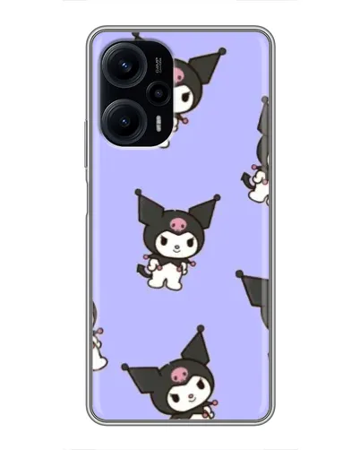 Чехол для Xiaomi POCO F5 с картинкой «Паттерн с Kuromi»