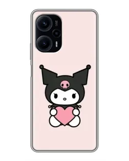 Чехол для Xiaomi POCO F5 с картинкой «Kuromi и сердце» Чехол для Xiaomi POCO F5 с картинкой «Kuromi и сердце»