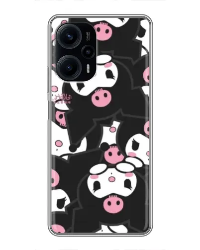 Чехол для Xiaomi POCO F5 с картинкой «Паттерн голов Куроми»