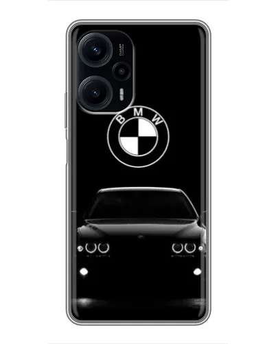 Чехол для Xiaomi POCO F5 с картинкой «BMW — взгляд из темноты»