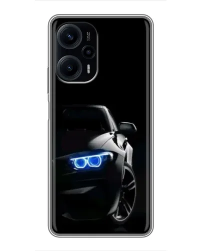 Чехол для Xiaomi POCO F5 с картинкой «BMW — ночной взгляд» Чехол для Xiaomi POCO F5 с картинкой «BMW — ночной взгляд»