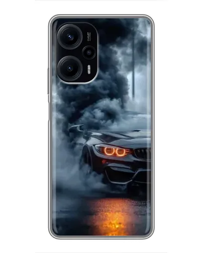 Чехол для Xiaomi POCO F5 с картинкой «BMW M-Power — абстракция» Чехол для Xiaomi POCO F5 с картинкой «BMW M-Power — абстракция»