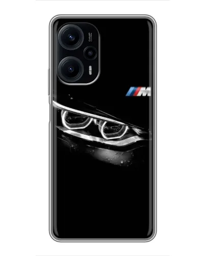 Чехол для Xiaomi POCO F5 с картинкой «BMW — взгляд тигра» Чехол для Xiaomi POCO F5 с картинкой «BMW — взгляд тигра»