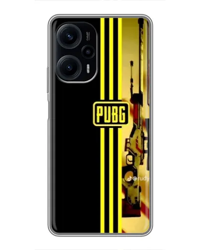Чехол для Xiaomi POCO F5 с картинкой «PUBG — камуфляжный шлем» Чехол для Xiaomi POCO F5 с картинкой «PUBG — камуфляжный шлем»