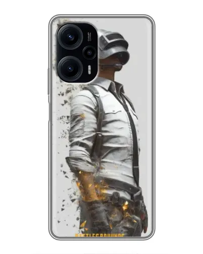 Чехол для Xiaomi POCO F5 с картинкой «PUBG — боец в пыли» Чехол для Xiaomi POCO F5 с картинкой «PUBG — боец в пыли»