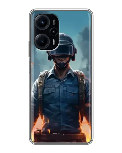 Чехол для Xiaomi POCO F5 с картинкой «PUBG — реалистичный герой» Чехол для Xiaomi POCO F5 с картинкой «PUBG — реалистичный герой»