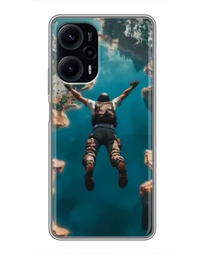 Чехол для Xiaomi POCO F5 с картинкой «PUBG — свободное падение» Чехол для Xiaomi POCO F5 с картинкой «PUBG — свободное падение»