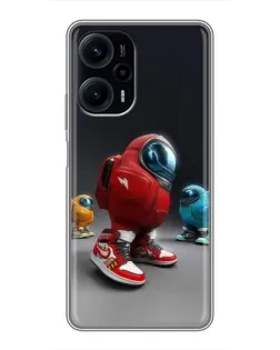 Чехол для Xiaomi POCO F5 с картинкой «Among Us — 3D стиль» Чехол для Xiaomi POCO F5 с картинкой «Among Us — 3D стиль»