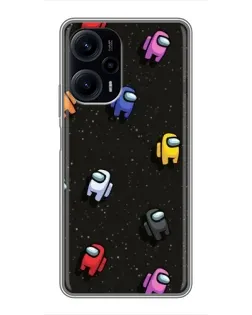 Чехол для Xiaomi POCO F5 с картинкой «Космический паттерн Among Us» Чехол для Xiaomi POCO F5 с картинкой «Космический паттерн Among Us»