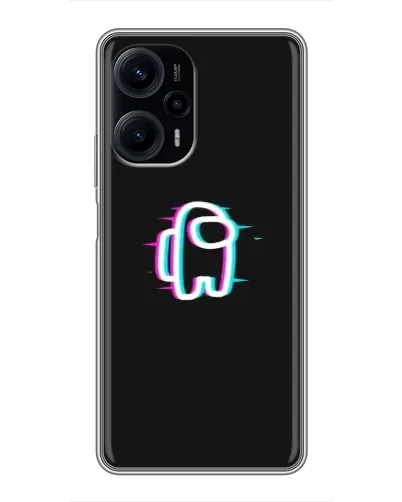 Чехол для Xiaomi POCO F5 с картинкой «Among Us неон» Чехол для Xiaomi POCO F5 с картинкой «Among Us неон»