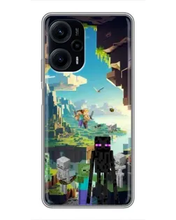 Чехол для Xiaomi POCO F5 с картинкой «Эндермен в лесу» Чехол для Xiaomi POCO F5 с картинкой «Эндермен в лесу»