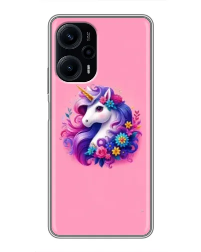 Чехол для Xiaomi POCO F5 с картинкой «Сказочный единорог»