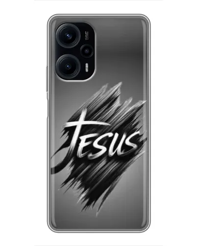 Чехол для Xiaomi POCO F5 с картинкой «Надпись Jesus Graffiti» Чехол для Xiaomi POCO F5 с картинкой «Надпись Jesus Graffiti»