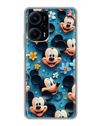 Чехол для Xiaomi POCO F5 с картинкой «Паттерн Микки и Минни» Чехол для Xiaomi POCO F5 с картинкой «Паттерн Микки и Минни»