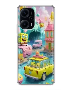 Чехол для Xiaomi POCO F5 с картинкой «Монстр-трак приключения»