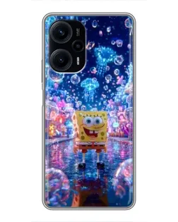 Чехол для Xiaomi POCO F5 с картинкой «Неоновый океан»