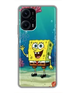 Чехол для Xiaomi POCO F5 с картинкой «Подводный привет»