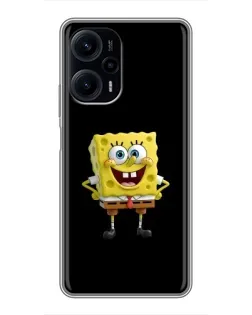 Чехол для Xiaomi POCO F5 с картинкой «Классический Губка Боб»
