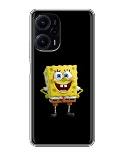 Чехол для Xiaomi POCO F5 с картинкой «Классический Губка Боб» Чехол для Xiaomi POCO F5 с картинкой «Классический Губка Боб»