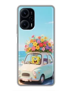 Чехол для Xiaomi POCO F5 с картинкой «Автомобильное путешествие»