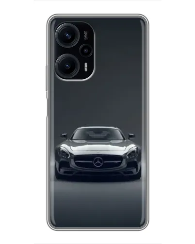 Чехол для Xiaomi POCO F5 с картинкой «Mercedes на черном» Чехол для Xiaomi POCO F5 с картинкой «Mercedes на черном»