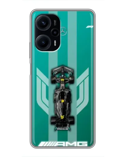 Чехол для Xiaomi POCO F5 с картинкой «Mercedes AMG Petronas» Чехол для Xiaomi POCO F5 с картинкой «Mercedes AMG Petronas»