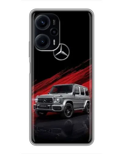 Чехол для Xiaomi POCO F5 с картинкой «Mercedes G-Class красный» Чехол для Xiaomi POCO F5 с картинкой «Mercedes G-Class красный»
