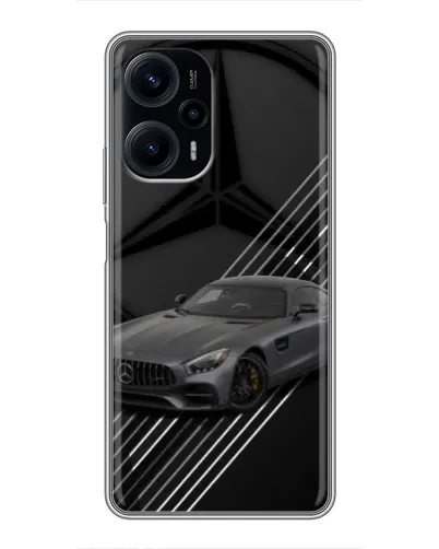 Чехол для Xiaomi POCO F5 с картинкой «Mercedes AMG — графика» Чехол для Xiaomi POCO F5 с картинкой «Mercedes AMG — графика»