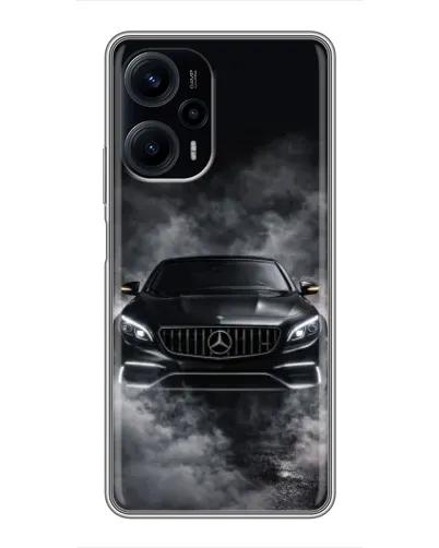Чехол для Xiaomi POCO F5 с картинкой «Mercedes в дыму» Чехол для Xiaomi POCO F5 с картинкой «Mercedes в дыму»