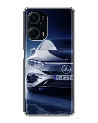 Чехол для Xiaomi POCO F5 с картинкой «Mercedes EQ — будущее» Чехол для Xiaomi POCO F5 с картинкой «Mercedes EQ — будущее»