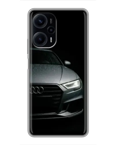 Чехол для Xiaomi POCO F5 с картинкой «Audi — детализация кузова» Чехол для Xiaomi POCO F5 с картинкой «Audi — детализация кузова»