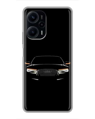 Чехол для Xiaomi POCO F5 с картинкой «Audi — ночной контур» Чехол для Xiaomi POCO F5 с картинкой «Audi — ночной контур»