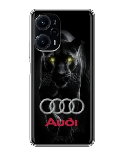 Чехол для Xiaomi POCO F5 с картинкой «Пантера и Audi» Чехол для Xiaomi POCO F5 с картинкой «Пантера и Audi»