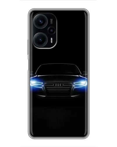 Чехол для Xiaomi POCO F5 с картинкой «Audi в неоне» Чехол для Xiaomi POCO F5 с картинкой «Audi в неоне»