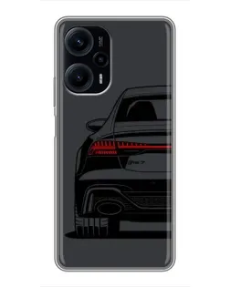 Чехол для Xiaomi POCO F5 с картинкой «Задняя часть Audi — арт» Чехол для Xiaomi POCO F5 с картинкой «Задняя часть Audi — арт»