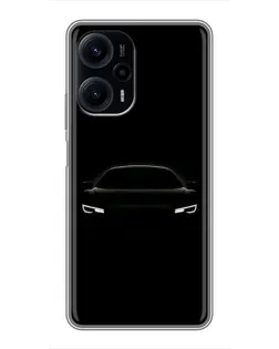 Чехол для Xiaomi POCO F5 с картинкой «Взгляд Audi в темноте» Чехол для Xiaomi POCO F5 с картинкой «Взгляд Audi в темноте»