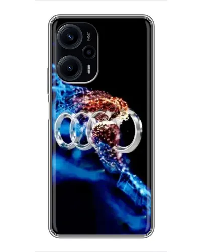 Чехол для Xiaomi POCO F5 с картинкой «Энергия лого Audi» Чехол для Xiaomi POCO F5 с картинкой «Энергия лого Audi»