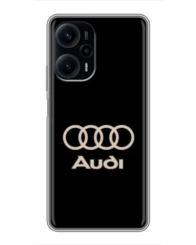 Чехол для Xiaomi POCO F5 с картинкой «Audi — золотой логотип» Чехол для Xiaomi POCO F5 с картинкой «Audi — золотой логотип»