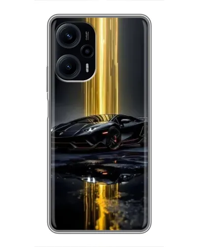 Чехол для Xiaomi POCO F5 с картинкой «Ночной Lamborghini драйв» Чехол для Xiaomi POCO F5 с картинкой «Ночной Lamborghini драйв»