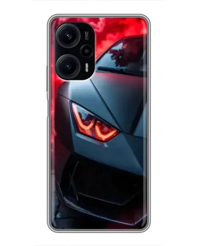 Чехол для Xiaomi POCO F5 с картинкой «Lamborghini красное сияние» Чехол для Xiaomi POCO F5 с картинкой «Lamborghini красное сияние»