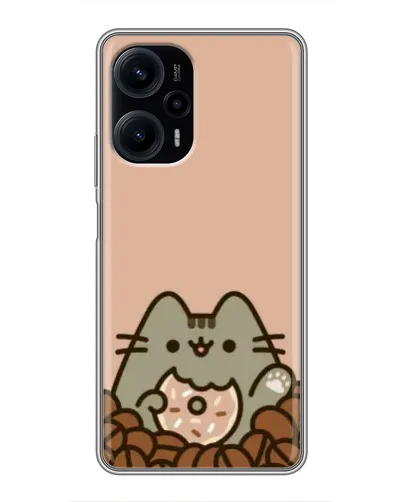 Чехол для Xiaomi POCO F5 с картинкой «Кофейный Пушин»