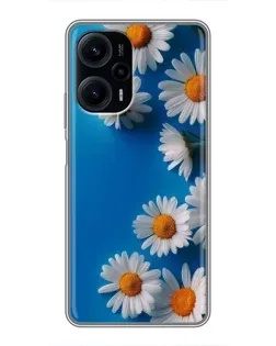Чехол для Xiaomi POCO F5 с картинкой «Белоснежные маргаритки»