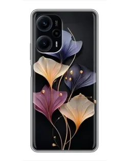 Чехол для Xiaomi POCO F5 с картинкой «Лиловые цветы грации»