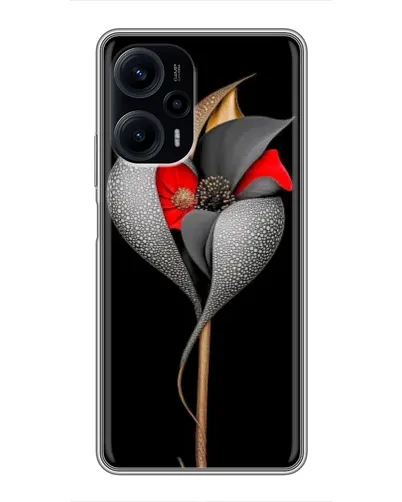 Чехол для Xiaomi POCO F5 с картинкой «Серебряный фантазийный цветок» Чехол для Xiaomi POCO F5 с картинкой «Серебряный фантазийный цветок»