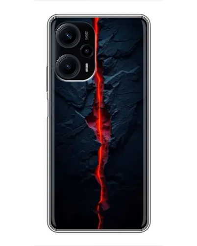 Чехол для Xiaomi POCO F5 с картинкой «Kрасная лавовая трещина» Чехол для Xiaomi POCO F5 с картинкой «Kрасная лавовая трещина»