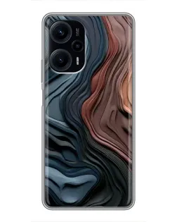 Чехол для Xiaomi POCO F5 с картинкой «Цветные волны каньона» Чехол для Xiaomi POCO F5 с картинкой «Цветные волны каньона»