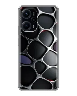 Чехол для Xiaomi POCO F5 с картинкой «Объемная темная решетка» Чехол для Xiaomi POCO F5 с картинкой «Объемная темная решетка»
