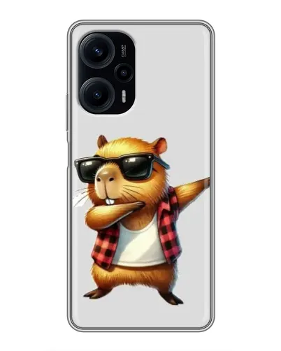 Чехол для Xiaomi POCO F5 с картинкой «Капибара рэпер даб» Чехол для Xiaomi POCO F5 с картинкой «Капибара рэпер даб»