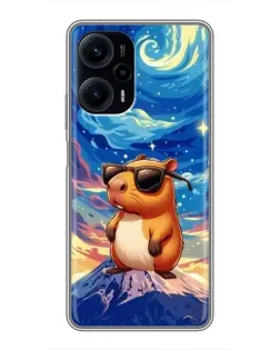 Чохол для Xiaomi POCO F5 з картинкою «Капібара Ван Гога» Чохол для Xiaomi POCO F5 з картинкою «Капібара Ван Гога»