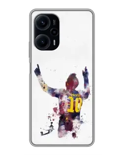 Чехол для Xiaomi POCO F5 с картинкой «Акварельный Месси Барселона» Чехол для Xiaomi POCO F5 с картинкой «Акварельный Месси Барселона»